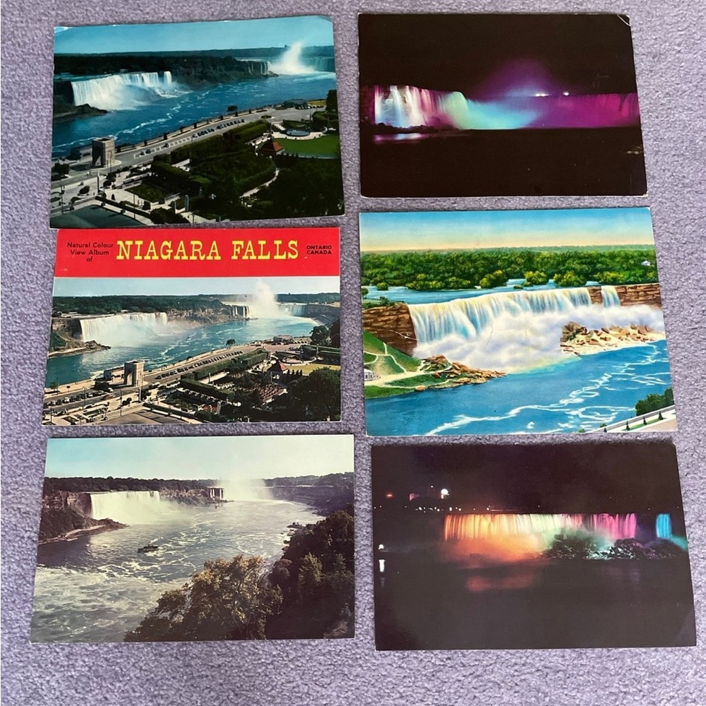 Vintage Niagara Falls  picture pamphlet And 5 postcards